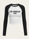 Round Neck Raglan Tee – Full Sleeve (Los Angeles)