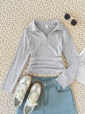 V-Neck Polo Full Sleeve Top