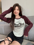 Round Neck Raglan Tee – Full Sleeve (New York)
