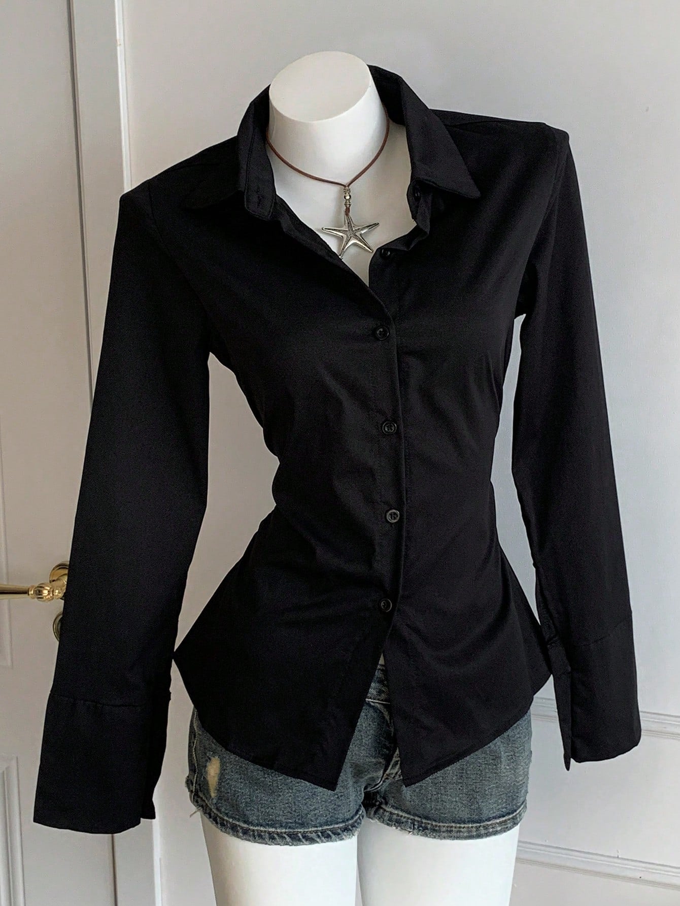 Fitted Button-Down Shirt