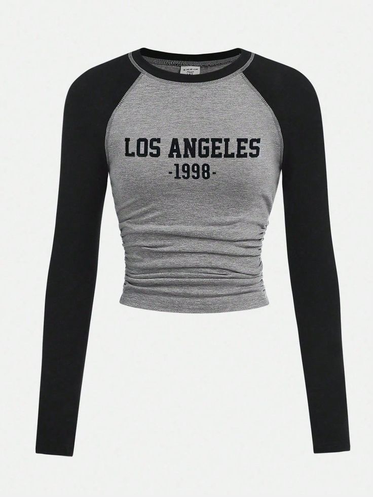 Round Neck Raglan Tee – Full Sleeve (Los Angeles)