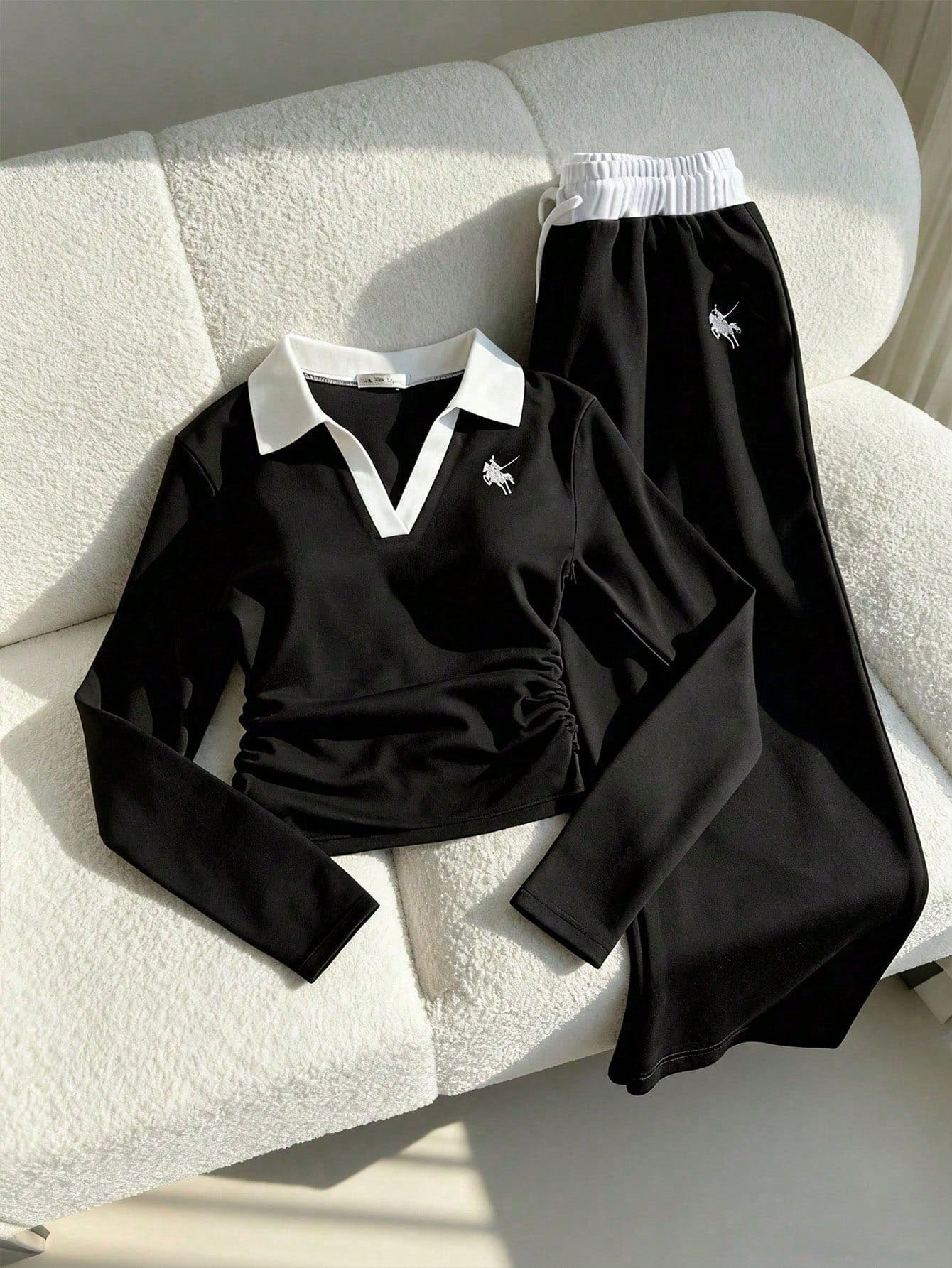 Two-Tone Co-Ord Set – Polo