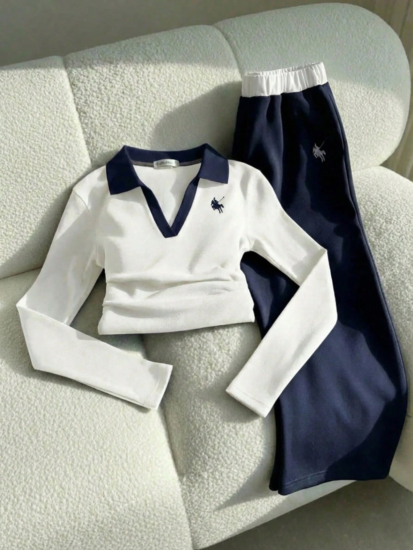 Two-Tone Co-Ord Set – Polo